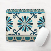 Nicht verzierte Indigofries II Mousepad (Mit Mouse)