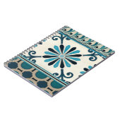 Nicht verzierte Indigofries II Notizblock (Linke Seite)