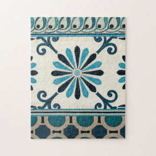 Nicht verzierte Indigofries II Puzzle