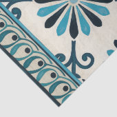 Nicht verzierte Indigofries II Seidenpapier (Ausschnitt)