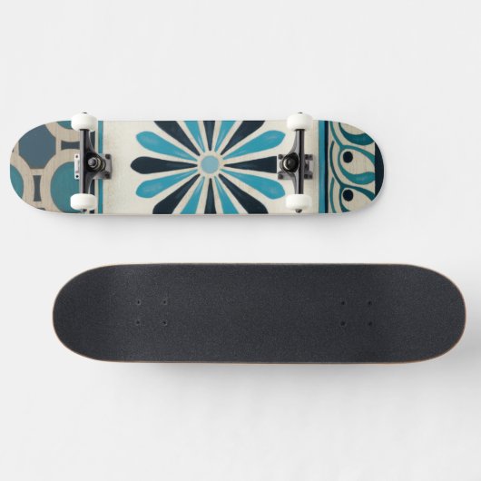 Nicht verzierte Indigofries II Skateboard (Horizontal)