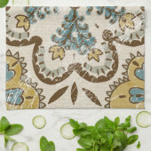 Nicht verzierter Batik-Platz II Geschirrtuch (Gefaltet)