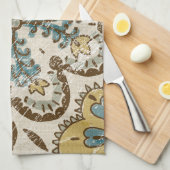 Nicht verzierter Batik-Platz II Geschirrtuch (Viertel Falte)