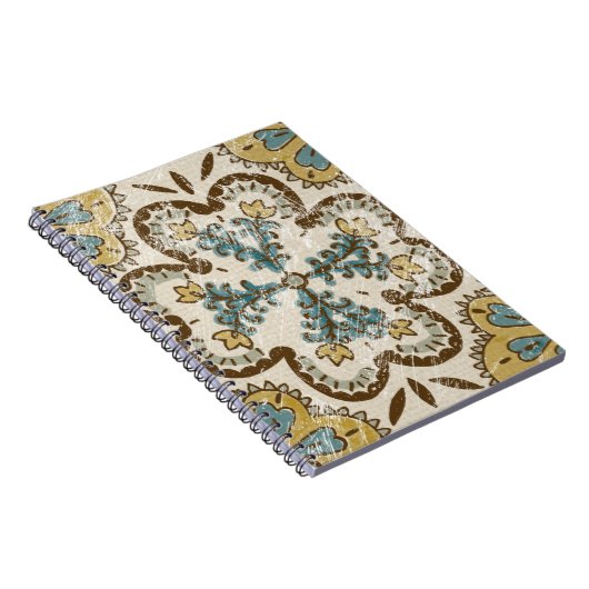 Nicht verzierter Batik-Platz II Notizblock (Rechte Seite)