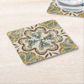 Nicht verzierter Batik-Platz II Rechteckiger Pappuntersetzer (angewinkelt)