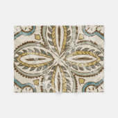 Nicht verzierter Batik-Platz III Fleecedecke (Vorderseite (Horizontal))