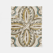 Nicht verzierter Batik-Platz III Fleecedecke (Vorderseite)