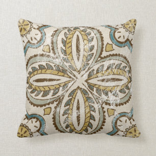 Nicht verzierter Batik-Platz III Kissen