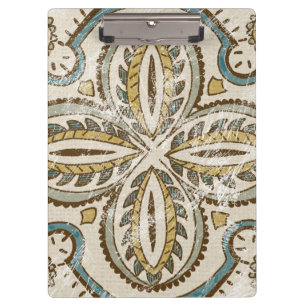 Nicht verzierter Batik-Platz III Klemmbrett