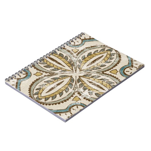 Nicht verzierter Batik-Platz III Notizblock (Linke Seite)