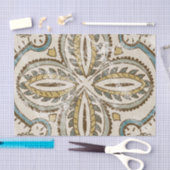 Nicht verzierter Batik-Platz III Seidenpapier (Handwerk)