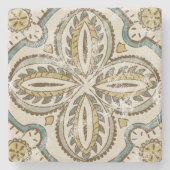 Nicht verzierter Batik-Platz III Steinuntersetzer (Vorderseite)