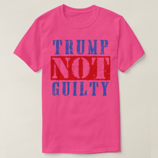 Nicht Vintager Text schuldig T-Shirt (Design vorne)