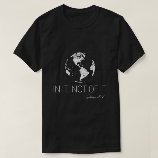 Nicht von dieser Welt Niedlicher Glaube basiert Ch T-Shirt (Design vorne)