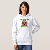 Nicht vor dem Kaffee Hoodie (Vorne ganz)