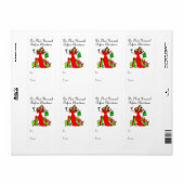 Nicht vor WeihnachtenGeschenketiketten entfernen (Vorne)