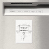 "Nicht vortäuschen" Magnet zur Sensibilisierung fü (In Situ (Geschirrspüler))
