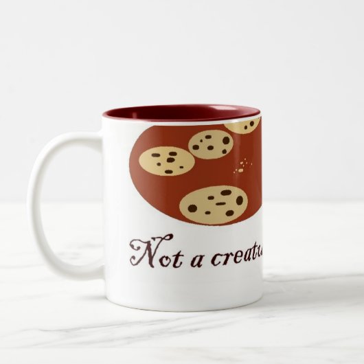 Nicht war ein Geschöpf rührend Zweifarbige Tasse (Links)