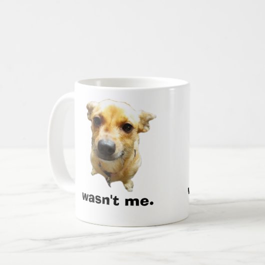 Nicht war ich kaffeetasse (Vorderseite Links)