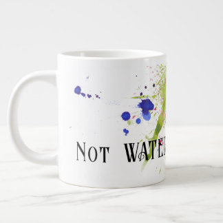 Nicht Wasser, mit farbigen Abstrichen Jumbo-Tasse