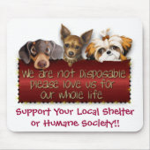 Nicht Wegwerfmausunterlage Mousepad (Vorne)