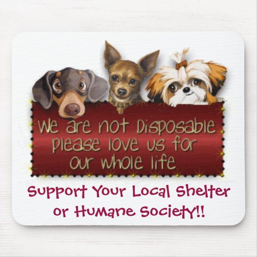 Nicht Wegwerfmausunterlage Mousepad (Vorne)