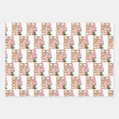 Nicht Weihnachten ohne Kekse Geschenkpapier Set (Vorderseite 2)