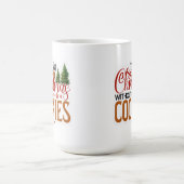 Nicht Weihnachten ohne Kekse Kaffeetasse (Mittel)