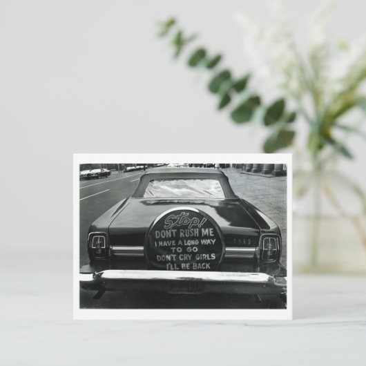 Nicht weinen-Mädchen-1 Postkarte (Stehend Vorderseite)