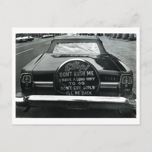 Nicht weinen-Mädchen-1 Postkarte (Vorderseite)