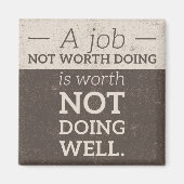 Nicht wert Magnet (Vorne)