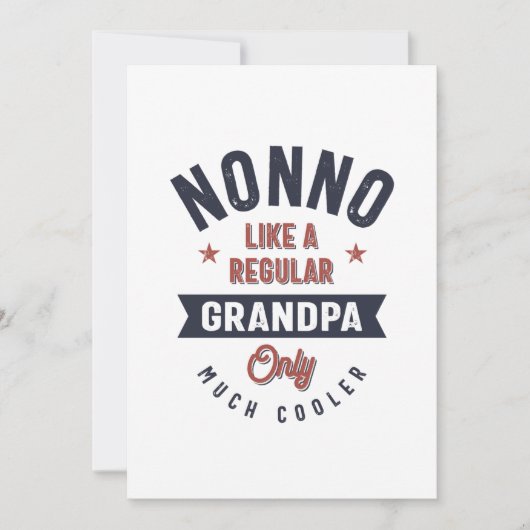 Nicht wie ein normaler Opa nur viel Cooler Dankeskarte (Vorderseite)