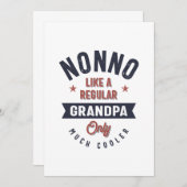 Nicht wie ein normaler Opa nur viel Cooler Dankeskarte (Vorne/Hinten)