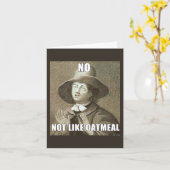 Nicht wie Hafermehl Notecard Karte (Gelbe Blume)