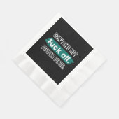 Nicht wie ich F*ck Off Problem gelöst lustige Sass Serviette (Ecke)