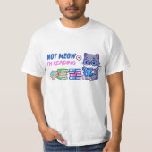 Nicht, wie ich lese T-Shirt (Vorderseite)