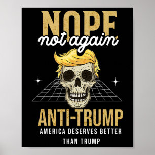 Nicht wieder Anti-Trump 2024 Poster