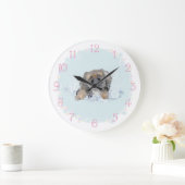 Nicht wieder ein Bad Große Wanduhr (Zuhause)
