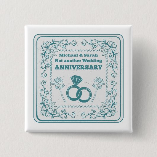 Nicht wieder ein Hochzeitstag Button (Vorderseite)