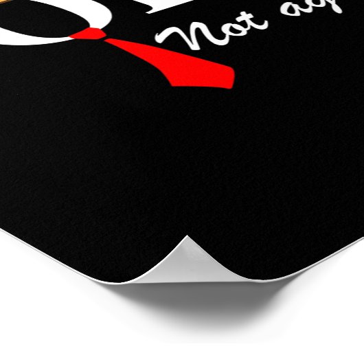 Nicht wieder lustig Trump Apparel Nope nicht wiede Poster (Ecke)