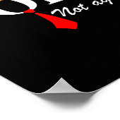 Nicht wieder lustig Trump Apparel Nope nicht wiede Poster (Ecke)