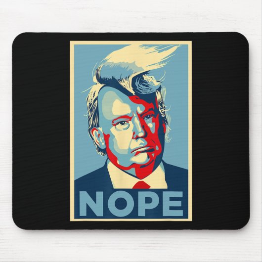 Nicht wieder lustiger Trump 2024 Mousepad (Vorne)