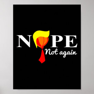Nicht wieder lustiger Trump 2024 Poster