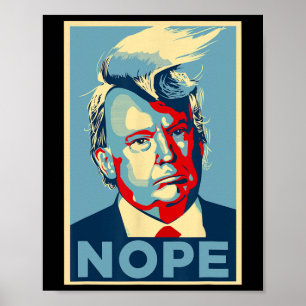 Nicht wieder lustiger Trump 2024 Poster