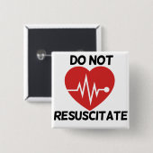 Nicht wiederbeleben button (Vorne & Hinten)