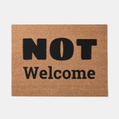 Nicht willkommen fußmatte (Vorderseite)