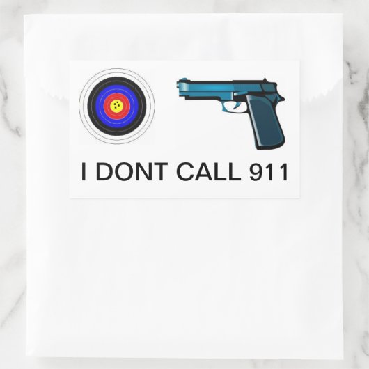 Nicht willkommen rechteckiger aufkleber (Tasche)