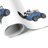 Nicht-Winged sprinten Sie Auto Geschenkpapier (Rolleneckpunkt)