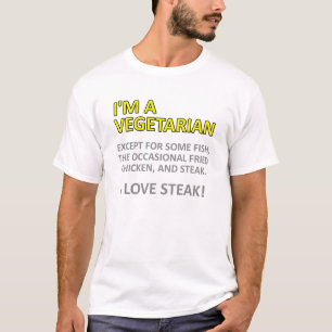 Nicht wirklich ein vegetarisches Funny Tshirt