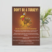 nicht wirklich einladung (Stehend Vorderseite)